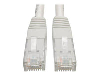 Eaton Tripp Lite N200-100-WH Cat6 Gigabit Molded (UTP) Ethernet Cable (RJ45 M/M), PoE, White. 100 ft. (30.5 m)