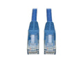 Eaton Tripp Lite N201-001-BL Cat6 Gigabit Snagless Molded (UTP) Ethernet Cable (RJ45 M/M), PoE, Blue, 1 ft. (0.31 m)