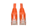 Eaton Tripp Lite N201-003-OR Cat6 Gigabit Snagless Molded (UTP) Ethernet Cable (RJ45 M/M), PoE, Orange, 3 ft. (0.91 m)