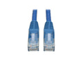 Eaton Tripp Lite N201-015-BL Cat6 Gigabit Snagless Molded (UTP) Ethernet Cable (RJ45 M/M), PoE, Blue, 15 ft. (4.57 m)