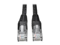 Eaton Tripp Lite N201-035-BK Cat6 Gigabit Snagless Molded (UTP) Ethernet Cable (RJ45 M/M), PoE, Black, 35 ft. (10.67 m)