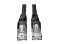 Eaton Tripp Lite N201-035-BK Cat6 Gigabit Snagless Molded (UTP) Ethernet Cable (RJ45 M/M), PoE, Black, 35 ft. (10.67 m)