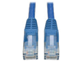 Eaton Tripp Lite N201-100-BL Cat6 Gigabit Snagless Molded (UTP) Ethernet Cable (RJ45 M/M), PoE, Blue, 100 ft. (30.5 m)
