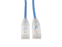 Eaton Tripp Lite N201-S15-BL Cat6 Gigabit Snagless Slim UTP Ethernet Cable (RJ45 M/M), PoE, Blue, 15 ft. (4.57 m)