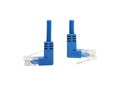 Eaton Tripp Lite N204-S07-BL-UD Up/Down-Angle Cat6 Gigabit Molded Slim UTP Ethernet Cable (RJ45 Up-Angle M to RJ45 Down-Angle M), Blue
