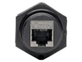 Eaton Tripp Lite N206-BC01-IND RJ45 Bulkhead Coupler for Cat5/Cat6, Female to Female, Shielded, Industrial, Dust Cap - IP68, TAA