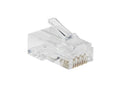 Eaton Tripp Lite N232-100-UTP Cat6 RJ45 Pass-Through UTP Modular Plug, 100 Pack, TAA