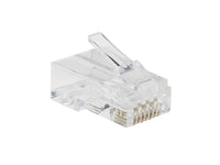 Eaton Tripp Lite N232-100-UTP Cat6 RJ45 Pass-Through UTP Modular Plug, 100 Pack, TAA