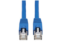 Eaton Tripp Lite N261P-020-BL Cat6a 10G Snagless F/UTP Ethernet Cable (RJ45 M/M), PoE, CMR-LP, Blue, 20 ft. (6.09 m), TAA