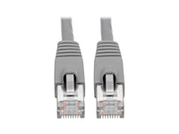 Eaton Tripp Lite N262-007-GY Cat6a 10G Snagless Shielded STP Ethernet Cable (RJ45 M/M), PoE, Gray, 7 ft. (2.13 m)