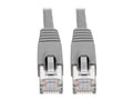Eaton Tripp Lite N262-010-GY Cat6a 10G Snagless Shielded STP Ethernet Cable (RJ45 M/M), PoE, Gray, 10 ft. (3.05 m)