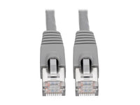 Eaton Tripp Lite N262-015-GY Cat6a 10G Snagless Shielded STP Ethernet Cable (RJ45 M/M), PoE, Gray, 15 ft. (4.57 m)