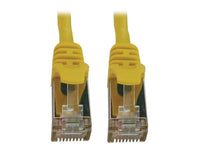 Eaton Tripp Lite N262-S05-YW Cat6a 10G Snagless Shielded Slim STP Ethernet Cable (RJ45 M/M), PoE, Yellow, 5 ft. (1.5 m)