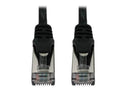 Eaton Tripp Lite N262-S07-BK Cat6a 10G Snagless Shielded Slim STP Ethernet Cable (RJ45 M/M), PoE, Black, 7 ft. (2.1 m)