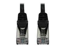 Eaton Tripp Lite N262-S07-BK Cat6a 10G Snagless Shielded Slim STP Ethernet Cable (RJ45 M/M), PoE, Black, 7 ft. (2.1 m)