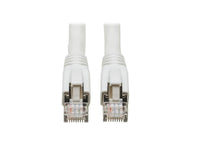 Eaton Tripp Lite N272-F12-WH Cat8 40G Snagless SSTP Ethernet Cable (RJ45 M/M), PoE, White, 12 ft. (3.7 m)