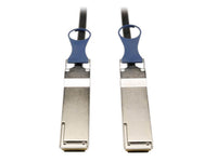 Eaton Tripp Lite N282-05M-BK QSFP+ to QSFP+ 40Gb Passive DAC Copper Infiniband Cable, QSFP-H40G-CU5M Compatible, 5M (16.4 ft.)