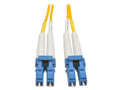 Eaton Tripp Lite N370-50M Duplex Singlemode 9/125 Fiber Patch Cable (LC/LC), 50 m (164 ft.)