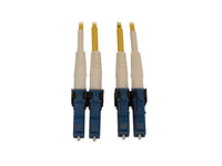 Eaton Tripp Lite N370X-01M 400G Duplex Singlemode 9/125 OS2 Switchable Fiber Optic Cable (LC/UPC M/M), LSZH, Yellow, 1 m (3.3 ft.)
