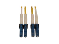 Eaton Tripp Lite N370X-02M 400G Duplex Singlemode 9/125 OS2 Switchable Fiber Optic Cable (LC/UPC M/M), LSZH, Yellow, 2 m (6.6 ft.)