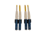 Eaton Tripp Lite N370X-03M 400G Duplex Singlemode 9/125 OS2 Switchable Fiber Optic Cable (LC/UPC M/M), LSZH, Yellow, 3 m (9.8 ft.)