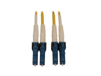 Eaton Tripp Lite N370X-10M 400G Duplex Singlemode 9/125 OS2 Switchable Fiber Optic Cable (LC/UPC M/M), LSZH, Yellow, 10 m (32.8 ft.)