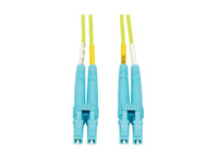 Eaton Tripp Lite N820-01M-OM5 100G Duplex Multimode 50/125 OM5 Fiber Optic Cable, Lime Green, LC/LC, 1 m (3.3 ft.)