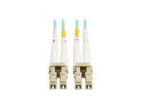 Eaton Tripp Lite N820-03M-OM4TAA 10Gb/40Gb/100Gb Duplex Multimode 50/125 OM4 LSZH Fiber Patch Cable (LC/LC), Aqua, 3M (9.8 ft.), TAA