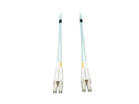 Eaton Tripp Lite N820-07M 10Gb/40Gb/100Gb Duplex Multimode 50/125 OM3 LSZH Fiber Patch Cable (LC/LC), Aqua, 7M (23 ft.)