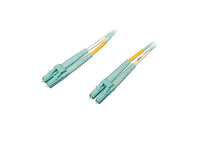 Eaton Tripp Lite N820-20M-OM4 100G Duplex Multimode 50/125 OM4 LSZH Fiber Optic Cable (LC/LC), Aqua, 20 m