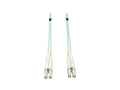 Eaton Tripp Lite N820-30M 10Gb Duplex Multimode 50/125 OM3 LSZH Fiber Patch Cable, (LC/LC) - Aqua, 30M (100 ft.)