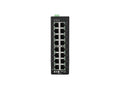 Eaton Tripp Lite NGI-S16 16-Port Lite Managed Industrial Gigabit Ethernet Switch - 10/100/1000 Mbps, -10degrees to 60degreesC