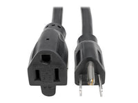 Eaton Tripp Lite P024-003 Power Extension Cord, NEMA 5-15P to NEMA 5-15R - Heavy-Duty, 15A, 120V, 14 AWG, 3 ft. (0.91 m), Black