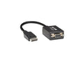 Eaton Tripp Lite P134-06N-VGA DisplayPort to VGA Active Adapter Video Converter (M/F), 6-in. (15.24 cm)