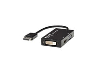 Eaton Tripp Lite P136-06N-HDV-4K DisplayPort to VGA/DVI/HDMI All-in-One Converter Adapter, DP ver 1.2, 4K 30 Hz HDMI