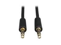 Eaton Tripp Lite P312-001 3.5mm Mini Stereo Audio Cable for Microphones, Speakers and Headphones (M/M), 1 ft. (0.31 m)