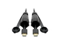 Eaton Tripp Lite P569-012-IND2 High-Speed HDMI Cable (M/M) - 4K 60 Hz, HDR, Industrial, IP68, Hooded Connectors, Black, 12 ft