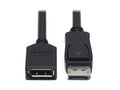 Eaton Tripp Lite P579-010 DisplayPort Extension Cable with Latch, 4K @ 60 Hz, HDCP 2.2 (M/F),10 ft. (3.05 m)