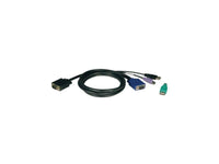 Eaton Tripp Lite P780-010 USB/PS2 Combo Cable Kit for NetController KVM Switches B040-Series and B042-Series, 10 ft. (3.05 m)