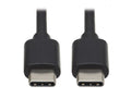 Eaton Tripp Lite U040-003-C USB-C 60W Device Charging Cable (M/M) - USB 2.0, Black, 3 ft. (0.91 m)