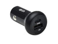 Eaton Tripp Lite U280-C02-24W-1B Dual-Port USB Car Charger with 24W Charging - USB-C (24W) PD 3.0, USB-A (24W) QC 3.0, Black