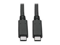 Eaton Tripp Lite U420-C03-G2-5A USB-C Cable (M/M) - USB 3.2, Gen 2 (10 Gbps), 5A (100W) Rating, USB-IF Certified, Thunderbolt 3 Compatible