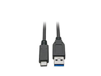 Eaton Tripp Lite U428-C03-G2 USB-C to USB-A Cable (M/M), USB 3.2 Gen 2 (10 Gbps), USB-IF Certified, Thunderbolt 3 Compatible