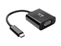 Eaton Tripp Lite U444-06N-VB-AM USB-C to VGA Adapter with Alternate Mode - DP 1.2, Black