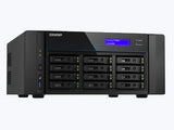 QNAP TS-H1277AFX-R7-32G-US AMD Ryzen 7 9000 series 8C16T 3.8GHz (boost up to 5.5 GHz), 32GB DDR5 non-ECC RAM (max. 128GB total), 12x 2.5 SATA SSD, 2x 10GBASE-T + 2x 2.5 GbE NAS