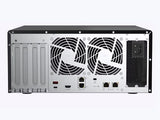 QNAP TS-H1277AFX-R7-32G-US AMD Ryzen 7 9000 series 8C16T 3.8GHz (boost up to 5.5 GHz), 32GB DDR5 non-ECC RAM (max. 128GB total), 12x 2.5 SATA SSD, 2x 10GBASE-T + 2x 2.5 GbE NAS