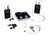 Samson SWXPD2MPR XPD2m Presentation Dual-Channel Digital Wireless System with LM8 & DE5