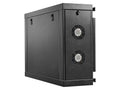 Eaton Tripp Lite SRW4USM Wall-Mount Mini Rack Enclosure 4U Low-Profile Side-Mount Black