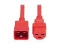 Eaton Tripp Lite P035-006-ARD Power Cord C20 to C21 Heavy-Duty 20A 250V 12 AWG 6 ft. (1.8 m) Red