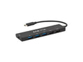 Eaton Tripp Lite U460-006-5A1C Slim USB Hub 6-Port 10Gbps / USB-A 2.0 Hub Ports USB-C Connector with USB-A Adapter